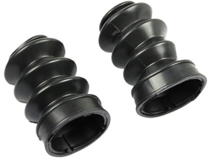 LTADX Ghette moto 2 pezzi parapolvere forcella in gomma compatibile con Sportster FX XL 883 1200 XL883