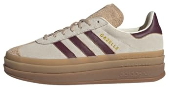 Adidas Women's Gazelle Bold Schuh Cream White/Maroon/Magic Beige 40 2/3