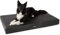 JAMAXX® Premium Hundekissen Hundematte Canvas Waschbar Orthopädisches Hundebett weich Memory Foam Visco-elastische Füllung, mittelgroße Hunde, Vintage Canvas Stoff Matratze PDB1017 XL (140x90) braun