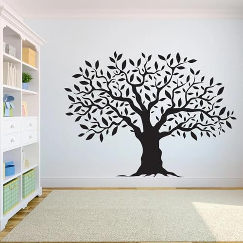 YOZYOOOZ Adesivo da parete albero camera da letto Adesivo da parete albero della vita soggiorno camera da letto decalcomania camera bambini adesivo arte murale