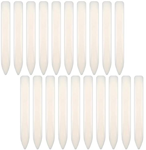 Pinafresa 20er-Pack Falzbein-Werkzeug, Falzbein Aus Kunststoff, zum Basteln, Rillen, Falten, Knicken, Papierbasteln, Scrapbooking-Werkzeug