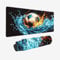 Desk Mat Large 23.6x11.8inch XXL Mouse Pad Fantasy Mouse Mat Football Pattern Design with Stitched Edges and Non Slip Rubber Base for Office Decor Gaming Keyboard Pad, Gifts for Women Gamer,Model729