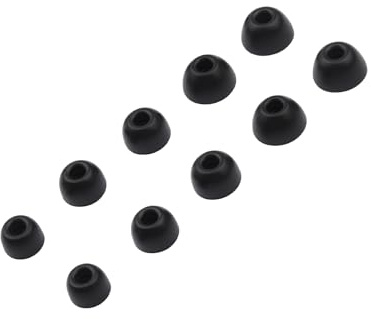 5 Paar Ersatz Ohrstöpsel Kompatibel mit Beats Powerbeats Pro 2 / Solo Buds/Fit Pro/Studio Buds/Studio Buds+, Powerbeats Pro 2 Ersatz Ohrstöpsel (XS/S/M/L/XL) (Schwarz)