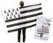 Maelsa - Drapeaux Breton 90X150 - Drapeau Breton Bretagne Festival Manifestation Body Flag Supporter Grand Format très résistant Gwenn ha Du