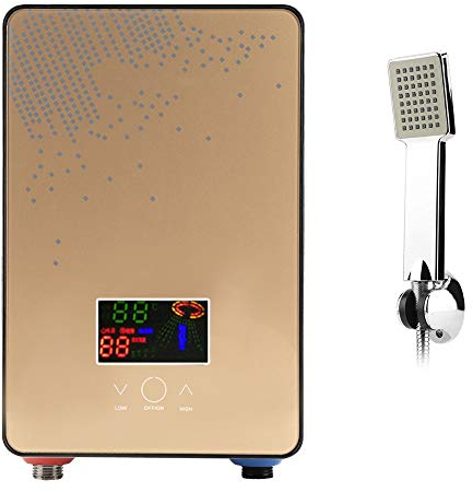 Calentador de agua eléctrico sin tanque 220V para suministro instantáneo de agua caliente Accesorios de baño con tecnología de temperatura automoduladora