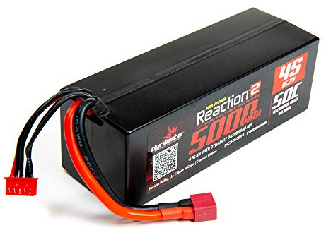 Dynamite 15,2 V 5000 mAh 4S 50C Reaktion 2.0 Hardcase HV-Lipo Akku: Deans, DYNB5045HVHD