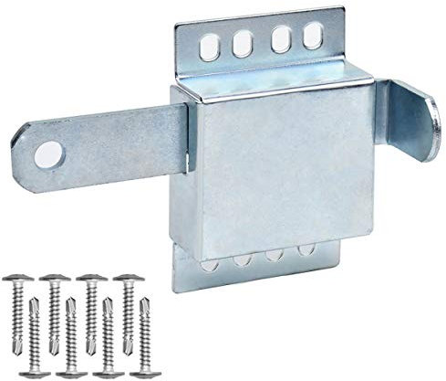 NIDAYE Heavy Duty Inside Deadlock - Galvanized Steel Garage Door Side Lock/Housing Extra Security Lock for Most Garage Door by