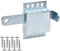 NIDAYE Heavy Duty Inside Deadlock - Galvanized Steel Garage Door Side Lock/Housing Extra Security Lock for Most Garage Door by
