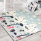 Aitere Baby Spielmatte,200 x 180 x 1,0 cm Faltbare Baby Bodenmatte, umweltfreudliches XPE Material, beide Seiten bespielbar, wasserdicht und ungiftig (Kinderbahn/Tierpark, 200 x 180 x 1 cm)