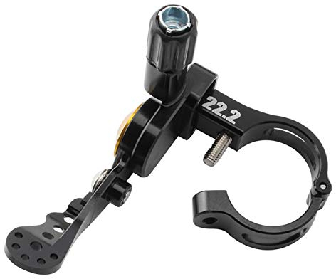 MOVKZACV Palanca remota para tija de sillín de bicicleta de montaña, diseño ajustable universal, palanca de cambios con 2 llaves para 22,2 mm o 24 mm