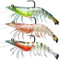 TRUSCEND Angelköder Gummifische Kunstköder Gummiköder Set Fische Angeln Forelle Zander & Barsch Köder Jigköpfe, BKK/VMC-Haken, Japan-Formel, Süßwasser-Salzwasser-Fischen Geschenk für Männe