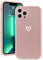Micoden for iPhone 13 Pro Phone Case Cute Girls Silicone Shockproof Protective Bumper Cases with Love Heart Pattern Design for iPhone 13 Pro Pink