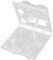 30Pcs Egg Storage Box Plastic Egg Cartons Clear Chicken Egg Tray Holder Stackable Plastic Eggs Containers for Family Pasture Chicken Farm Outdoor, Home, Picnic