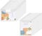 Sosayet Dokumententasche A4 30 Pack, Transparente Dokumentenmappe Mit 11 Lochrand und Etikettentasche, Sichttasche für Dokumente Organisiere (Weiß)