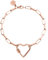 Purelei® Palekana Heart Armband (Rosegold) – Elegantes, verspieltes Damen Armband – Edelstahl – Verstellbare Länge 16-19 cm – Hawaiianisch inspiriert & wasserfest
