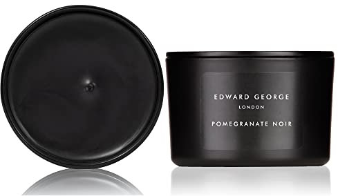 Edward George Scented Candles Pomegranate Noir Home Fragrance Candle Gift Set, 80g