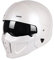 Woljay Offener Helm Integralhelm Motorradhelm Modulare Helme für Unisex-Adult Straße Fahrrad Kreuzer Roller DOT ECE genehmigt (Large,Weiß)