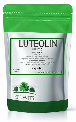 Eco-Vits Luteolin 500mg (120 Capsules) Anti-INFLAMMATORY