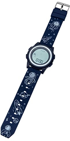 Mikikit Astronauten-digitaluhr Kinder Smartwatch Metronom Uhr Männer Beobachten Armbanduhr Digitale Sportuhr Breda-Uhr Digitale Smartwatch Kinderuhren Devon Tretuhr TPU Trend Gurt Student
