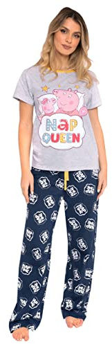 Peppa Pig Womens Mummy Pig Pyjamas Grey XX-Large