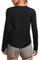 CRZ YOGA Women's Lightweight Long Sleeve Gym Tops for Yoga Training Crew Neck Running Workout Shirt Black 16