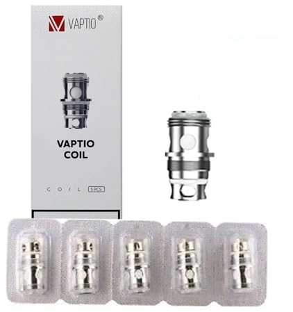 Vaptio PT1-Spule Geeignet für SOLO 2 KIT Kein E Flüssigkeit Kein Nikotin (5 Stück/Pack)