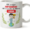 MUGFFINS Tazas Personalizadas para ENFERMERO hombre - En Español - Eres Mejor del Mundo - 11 oz / 330 ml - Regalo Personalizable original y divertido