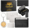 AWANGUARD Ultimate - Bitcoin Steel Wallet, 3x24 Seed Phrase Metallplatte Backup+Test Platte. Punch Set, Recovery Crypto Seeds Storage, Steelwallet Kompatibel mit Ledger, Trezor und ALL BIP 39 Wallets