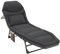 RDIAYDN Klappbares Campingbett, Klappbett for Erwachsene, Liegestuhl Klappbar Campingliege, Verstellbarem RüCkenlehne for Garten, Balkon, Bis 150 Kg (Color : Dark Gray, Größe : 190x65cm)