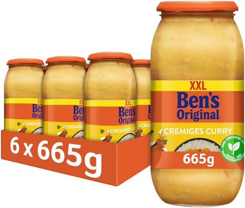 BEN'S ORIGINAL™ Sauce Cremiges Curry, 6 Gläser (6 x 665g)