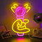 Neonschilder für Wanddekoration, LED-Mikrofon-Neonlichtschilder, USB-betrieben, dimmbare LED-Schilder, Mikrofon, Studio, Musik, Neonlichter für Spielzimmer, Bar, Kneipe, Karaoke, Party, Geburtstag