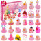 KAHEIGN Adventskalender 2025 Kinder, Countdown Adventskalender mit 24 Gummiente zum Täglichen Öffnen für Kinder und Erwachsene,lustiges Badespielzeug Geschenk für Mädchen Jungen (33cm x 23cm)