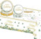 TOPWAYS Sage Green Birthday Decorations Paper Plates Set, Eucalyptus Birthday Paper Plates Napkins Cups Tablecloth Tableware for Kids Women Men Birthday Party Decorations (20guest Set)