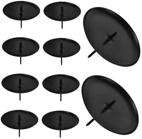 Ciieeo Stabiler Weihnachtskranz-kerzenfixierer Aus Eisen Säule Kerzenhalter Ständer Teelichtständer Für Die Inneneinrichtung