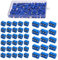 HUAZIZ 150 Pezzi 2/3 Pin Morsettiera a Vite PCB Blu 5mm, 2 Pin Plug-in PCB Vite Morsettiera per Prototipo Scheda Circuito Stampato