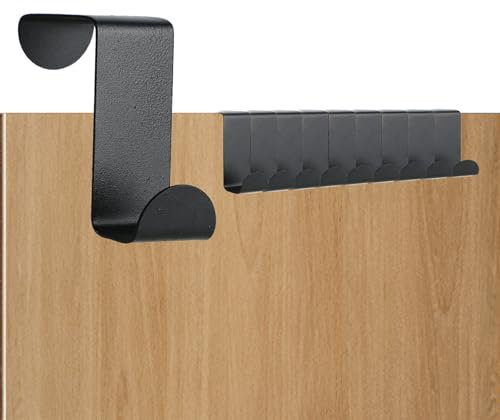 Perchero puerta - ganchos resistentes y flexibles, ideales para percha puerta. Soportan gran peso, perfectos para toda la casa - percheros puerta versátiles y prácticos
