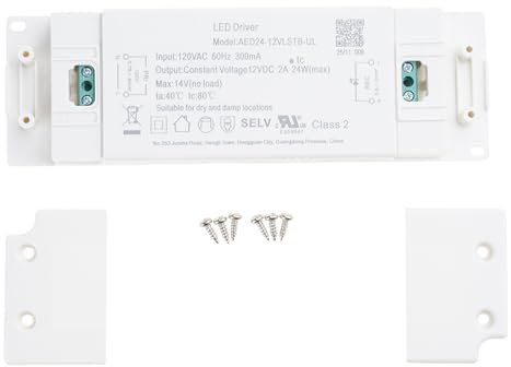 GMBYLBY Convertisseur d'alimentation d'alimentation DIMM Dimmable 12V Dimmable Convertisseur d'alimentation LED TEMPLAGE CONVERTISS