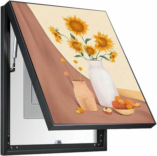 GZYHDC Fuse Box Cover, Cabinet Electric Panel Cover, Decorative Hidden Meter, Electric Meter Box, Decorative Paint, 06.50x60