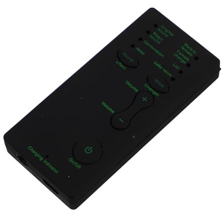 DIYEAH Dispositivo Mascheramento Vocale Mini Portatile Scheda Audio Live Modificatore Del Suono Compatto Alterazione Vocale Installazione Complessa Per Streaming e Registrazione