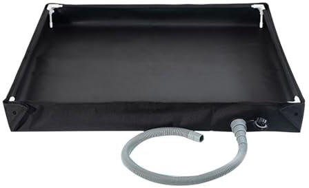 Ducha exterior, bandeja de agua plegable multiusos – Material respetuoso con el medio ambiente para niños y uso familiar, aplicaciones flexibles como ducha de vehículos