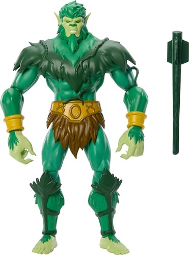 Masters of the Universe Origins 200X Moss Man Actionfigur 14 cm | MOTU Cartoon Collection 1980er TV-Held, Tarn-Spion, detailreich und mit Streitkeule, JHJ96