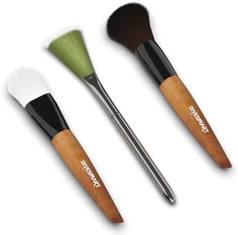 DIYESMART Anti Static Model Cleaning Brush Kit, 3PCS Set with 1 Anti-Static Brush + Soft & Stiff Bristle Brushes, Wooden Handle for Figures, Statues, Crafts, Collectibles