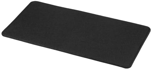 QUARKZMAN Forma De Base De Fieltro 14 X 7 Pulgadas Rectángulo Negro | Para Bolso Insertable Almohadilla Para Fondo De Bolso Placa Forro Esquina Arqueada, Para Bolso Bandolera Mochila
