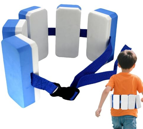 Schwimmgürtel Kinder, Schwimmhilfe Gürtel Kinder, Swim Belt Kids Einstellbare Für Blockelementen & Sicherheitsverschluss Wasseraktivitäten Pool Urlaub See Fluss Meer