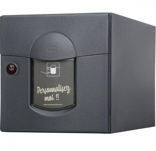 Boîte aux lettres normalisée la poste 1 porte RENZ Solea, acier gris