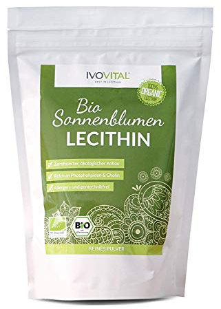 BIO Sonnenblumen Lecithin Pulver, IVOVITAL® (Bio zertifiziert) (300g)