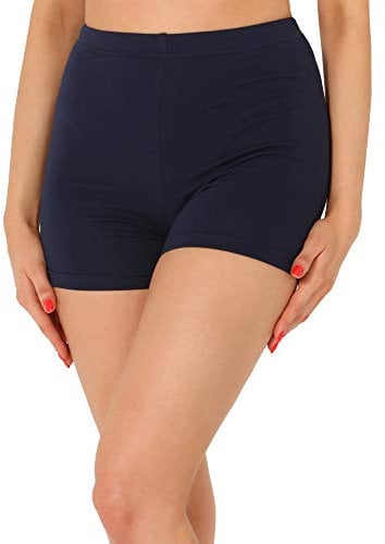 Merry Style Culote de Ciclismo Mallas Cortas Leggins de Viscosa Mujer MS10-391 (Azul Marino, L)