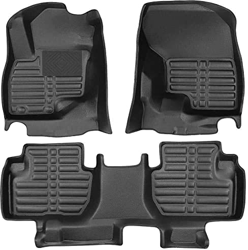 fussmattenprofi.com Auto Fussmatten Kompatibel mit Mitsubishi Outlander PHEV Hybrid Baujahr 2012-2020 I 100% Passgenau Geruchlos Allwetter Fussraumschale I 5D Premium TPE Fußmatten Set