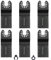 Oscillating Tool Blades, HEMUNC Wood Oscillating Multitool Saw Blades Accessories Kit 6pcs for Dewalt, Dremel, Milwaukee, Rockwell, Bosch, Ridgid, Fein Multimaster, Makita, Ryobi, Craftsman
