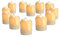 12er LED Kerzen, LED Teelichter flammenlose Kerzen flackernde Flamme flackernde elektrische Kerze Lichter batteriebetriebe LED Dekoration für Weihnachten Ostern, Party